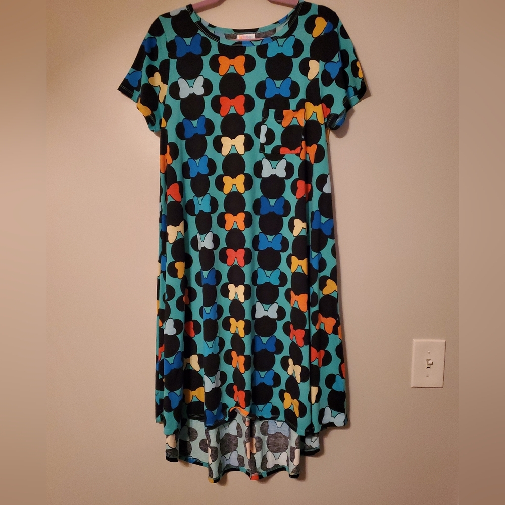 Lularoe Carly, Size M, Mickey Mouse Pattern. - image 1